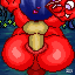 anal anal_penetration anthro anus body_part_in_ass butt butt_focus clothing detached_penis duo female female_penetrated fur genitals gloves handwear humanoid_genitalia humanoid_penis male male/female male_penetrating male_penetrating_female penetration penile penile_penetration penis penis_in_ass red_body sex spread_anus spreading parasir_moji hi-rez_studios paladins_(game) moji_(paladins) lagomorph leipori leporid mammal rabbit 1:1 animated digital_media_(artwork) hi_res long_playtime pixel_(artwork) pixel_animation sound webm