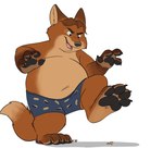 anthro belly black_nose clothing duo feet macro male orange_body overweight overweight_male scared underwear dj-rodney disney zootopia gideon_grey nick_wilde canid canine fox mammal red_fox true_fox 2017 absurd_res flat_colors hi_res unavailable_at_source