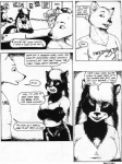 2000 anthro black_and_white breasts chad_(jmh) clothing comic dialogue domestic_cat domestic_pig english_text eyewear felid feline felis female fur glasses group hair hat headgear headwear james_m_hardiman male mammal mature_anthro mature_female mephitid monochrome mother_(lore) mouse murid murine parent_(lore) piercing rodent skunk suid suina sus_(pig) tail text valencia_(jmh)