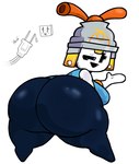 big_butt blue_clothing blue_topwear blush blush_lines breasts butt clothing female open_mouth rear_view simple_background solo standing thick_thighs topwear wall_socket white_background white_body lewdewott mario_and_luigi:_brothership mario_and_luigi_(series) mario_bros nintendo connie_(mario) animate_inanimate humanoid 2024 digital_drawing_(artwork) digital_media_(artwork) hi_res