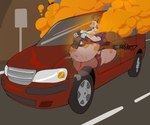 2024 6:5 anthro belly big_belly big_breasts big_butt black_bottomwear black_clothing black_skirt bloated bluepants bodily_fluids bottomwear bovid breasts brown_hooves brown_horn butt caprine car clothed clothing comic detailed_background digital_drawing_(artwork) digital_media_(artwork) driving fan_character fart fart_cloud fart_fetish female fur goat hi_res hooves horn hyper hyper_fart inside_car legwear mammal mary_smith_(zangg) mature_female miniskirt minivan onomatopoeia orange_eyes overweight pantyhose pink_pantyhose purple_clothing purple_topwear rumbling_stomach sagging_breasts sequence short_tail skimpy skirt smaller_version_at_source solo sound_effects story story_at_source story_in_description sweat sweatdrop tail text thick_thighs topwear translucent vehicle white_body white_fur wide_hips worried