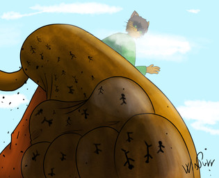 4_toes anthro claws cloud dirt dirty dirty_feet extreme_size_difference feet foot_fetish macro male micro pawpads paws size_difference sky smile smirk stomped stomping toes walking wispurr felid mammal absurd_res hi_res