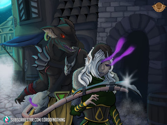 barrel blade bone bottomwear brainwashing brown_body brown_fur claws clothing cobblestone ear_piercing ear_ring female finger_claws foggy_background fur furred_coat hair hand_on_head loincloth magic magic_user male mind_control moon piercing purple_eyes rat_ears rat_tail reaching_out red_eyes ring_piercing scar skaven_symbol skull spiked_shoulder_guard stone_wall tail tail_blade wall_(structure) weapon_tail white_hair window lordofnothin1 warhammer_(franchise) mammal murid murine rat rodent skaven 4:3