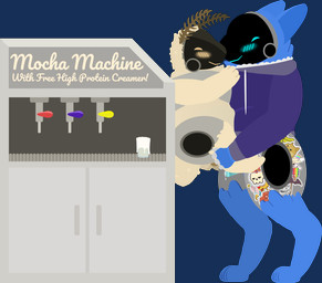 against_surface antennae_(anatomy) anthro arthropod_abdomen belly_to_belly clothing duo genitals hoodie machine male male/male penis pregnant pregnant_male size_difference stickers_on_body topwear tf2_demo_2004 mocha_(tf2_demo_2004) stickerboard_(tf2_demo_2004) arthropod hybrid insect lepidopteran moth protogen alpha_channel hi_res