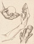 4_fingers anatomy anthro diagram fingers high-angle_view hooved_fingers hooves multiple_poses paws pose side_view text russell_tuller equid equine horse mammal absurd_res english_text graphite_(artwork) hi_res model_sheet sketch traditional_media_(artwork)