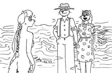 anthro bottomwear breasts clothed clothed_female clothed_male clothing dress duo facial_markings female fur hair hand_holding hat head_markings headgear headwear husband_and_wife male male/female markings married_couple mask_(marking) nude nude_female open_mouth pants phantom_limb ponytail shirt tail topwear whiskers tegerio aelfi_mistreed_(character) ivor_haroldson leofhild_mistreed domestic_ferret mammal mustelid musteline true_musteline weasel 2024 daughter_(lore) father_(lore) father_and_child_(lore) father_and_daughter_(lore) mother_(lore) mother_and_child_(lore) mother_and_daughter_(lore) parent_(lore) parent_and_child_(lore) parent_and_daughter_(lore)