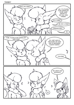 2_tails anthro big_breasts biped bodysuit breasts buckteeth censored_nipples cheek_tuft cleavage clothed clothed_anthro clothed_female clothing cross-popping_vein dialogue duo facial_tuft female fur group hair holding_object humor inner_ear_fluff looking_at_another looking_at_object looking_away multi_tail naturally_censored neck_tuft nipple_tuft nude nude_anthro nude_female rosy_cheeks simple_background skinsuit speech_bubble tail teeth text tight_clothing trio tuft white_background s-nina fallout fallout:_pca microsoft nintendo pokemon caitlyn_(swordfox) idena_(swordfox) riley_(s-nina) generation_4_pokemon generation_6_pokemon meowstic meowstic_(female) pachirisu pokemon_(species) 2022 censored comic english_text hi_res monochrome sibling_(lore) twins_(lore)