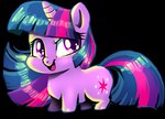 absurd_res alpha_channel blue_mane blue_tail buttercup_saiyan chibi cutie_mark equid equine eyelashes female feral friendship_is_magic hasbro hi_res horn mammal mane multicolored_mane multicolored_tail my_little_pony mythological_creature mythological_equine mythology open_mouth pink_mane pink_tail pink_tongue purple_body purple_eyes purple_horn purple_mane purple_tail short_legs simple_background solo tail tongue transparent_background twilight_sparkle_(mlp) unicorn