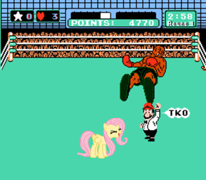 boxing clothing edit english_text equine eyes_closed female feral fluttershy_(mlp) friendship_is_magic hair hat horse knocked_out male mammal mario mario_bros mike_tyson my_little_pony nintendo pegasus pink_hair pony punch_out screencap text unknown_artist video_games wings
Rating: Safe
Score: 2
User: Blackbewhite2k7
Date: June 19, 2013 boxing clothing edit english_text equine eyes_closed female feral fluttershy_(mlp) friendship_is_magic hair hat horse knocked_out male mammal mario mario_bros mike_tyson my_little_pony nintendo pegasus pink_hair pony punch_out screencap text unknown_artist video_games wings
Rating: Safe
Score: 2
User: Blackbewhite2k7
Date: June 19, 2013