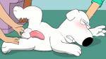 anal anal_penetration balls blush brian_griffin canine dog edit family_guy fingering fur lois_griffin male nepp penetration penis sofa white_fur
Rating: Explicit
Score: 5
User: DeltaFlame
Date: October 31, 2013