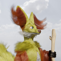 ambiguous_gender anthro blue_eyes fur holding_object inner_ear_fluff multicolored_body multicolored_fur red_body red_fur solo staff tuft white_body white_fur yellow_body yellow_fur doublestuffed doublestuffed_(modeler) nintendo pokemon canid canine delphox generation_6_pokemon mammal pokemon_(species) 1:1 3d_(artwork) absurd_res blender_(artwork) digital_media_(artwork) hi_res