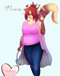 bottomwear breasts cardigan clothing denim denim_bottomwear denim_clothing female jeans pants purse shirt t-shirt topwear vreygal 4:5 hi_res sketch mother_(lore) parent_(lore)