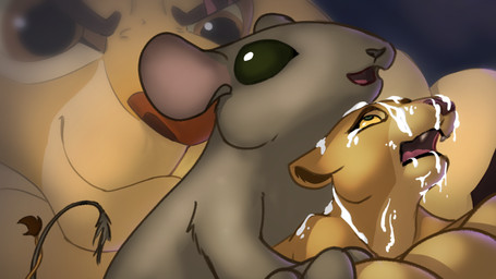 bodily_fluids cum cum_covered cum_on_face female feral forced genital_fluids group macro male male/female messy micro questionable_consent rape sex shrinking size_difference size_transformation transformation trio lionleo98 disney the_lion_guard the_lion_king kion_(the_lion_guard) nala_(the_lion_king) felid lion mammal mouse murid murine pantherine rodent 16:9 hi_res widescreen