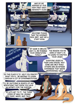 animal_genitalia balls bedding classroom dialogue fraternity fully_sheathed genitals introduction multi_tail name_drop nude school sheath speech_bubble stairs tail text theater wings sunitai knot_university mythology canid canine canis fox lagomorph leporid mammal mustelid mythological_canine mythological_creature otter rabbit snotter werecanid werecanine werecreature werewolf wolf comic english_text hi_res