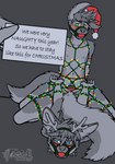 5_fingers anal anal_penetration anthro anthro_on_anthro anthro_penetrated anthro_penetrating anthro_penetrating_anthro ball_gag bdsm blush bondage bound christmas_clothing christmas_headwear christmas_lights clothing collarbone duo_focus erection fake_antlers fake_horns fingers forced forced_partners from_behind_position fur gag gagged genitals green_eyes grey_body grey_fur group hair harness harness_ball_gag harness_gag hat headgear headwear holidays kneeling male male/male male_penetrated male_penetrating male_penetrating_male muzzle_(object) muzzled nipples penetration penile penile_penetration penis rape rape_by_proxy red_ball_gag red_clothing red_hat red_headwear restrained santa_hat sex spread_legs spreading submissive submissive_male text trio two_tone_hat young young_anthro frostedchase christmas chase_(frostedchase) max_(frostedchase) canid canine canis domestic_dog mammal 2020 english_text brother_(lore) brothers_(lore) forced_incest_(lore) incest_(lore) sibling_(lore)