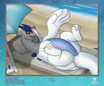 absurd_res anus beach bed conditional_dnp feet female feral furniture generation_2_pokemon genitals hand_on_hip hi_res itsdraconix legendary_pokemon legs_up looking_at_viewer lugia lying nintendo on_back open_mouth outside pillow pokemon pokemon_(species) presenting presenting_pussy pussy raised_arm sand seaside soles solo spread_legs spreading tail thick_thighs umbrella water wide_hips