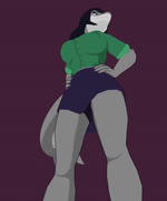 anthro big_breasts black_hair breasts female grey_body hair purple_eyes shark_tail shark_teeth solo bathor vicenice daniela_sanchez fan_character fish marine shark animated blender_(artwork) digital_media_(artwork) no_sound short_playtime webm trans_(lore) trans_woman_(lore)