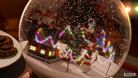 anthro christmas_decorations christmas_lights christmas_tree clothing cookie costume decorating eyewear female food footwear gift glasses holidays inside legwear pattern_clothing pattern_footwear pattern_legwear pattern_socks plant santa_costume snow snow_globe snowfall snowman socks solo string_lights striped_clothing striped_footwear striped_socks stripes tree anthroponiessfm christmas hasbro my_little_pony aurora_starling fan_character earth_pony equid equine horse mammal pony 16:9 3d_(artwork) 4k absurd_res blender_(artwork) digital_media_(artwork) hi_res widescreen