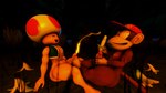 2021 3d_(artwork) abs anthro banana banana_peel big_butt big_penis blue_clothing blue_topwear blue_vest bodily_fluids bottomless brown_body brown_fur brown_tail butt clothed clothing crop_top cum cumshot diddy_kong digital_media_(artwork) donkey_kong_(series) doommusk duo ejaculation eyes_closed feet food foot_fetish foot_on_penis foot_play footjob footjob_while_sitting fruit fur genital_fluids genitals grass hand_on_own_penis hand_on_penis haplorhine hat headgear headwear hi_res holding_banana holding_food holding_fruit holding_object humanoid humanoid_feet kong looking_at_another looking_pleasured male male/male mammal mario_bros masturbation monkey multicolored_body multicolored_clothing multicolored_crop_top multicolored_fur multicolored_shirt multicolored_topwear muscular muscular_humanoid muscular_male nintendo on_grass orgasm outside partially_clothed penile penile_masturbation penis plant plantigrade primate red_clothing red_crop_top red_hat red_headwear red_shirt red_topwear sex shirt side_view sitting smile source_filmmaker_(artwork) tail tan_body tan_ears tan_fur tan_nose tan_skin teeth thick_thighs toad_(mario) topwear tree two_tone_body two_tone_clothing two_tone_crop_top two_tone_fur two_tone_hat two_tone_shirt two_tone_topwear two_tone_vest vein veiny_penis vest white_clothing white_hat white_headwear yellow_clothing yellow_crop_top yellow_shirt yellow_topwear yellow_vest