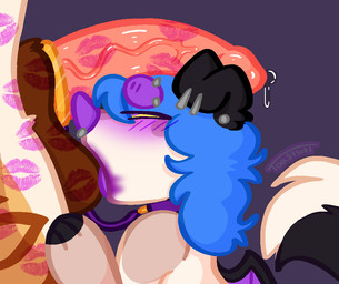 abuse accessory after_rape after_sex andromorph andromorph/male anthro ball_lick ball_suck balls bat_wings bdsm big_balls big_penis blue_hair blush bodily_fluids body_worship cock_ring collar cum curly_hair duo erection extreme_size_difference fellatio forced fur genital_fluids genital_leash genital_worship genitals hair huge_balls huge_penis humanoid_genitalia humanoid_penis intersex intersex/male jewelry kiss_mark kneeling leash leashed_collar licking lipstick lipstick_on_balls lipstick_on_body lipstick_on_penis looking_at_genitalia looking_at_penis looking_up makeup male membrane_(anatomy) membranous_wings open_mouth oral penile penis penis_accessory penis_jewelry penis_leash penis_on_face penis_on_head penis_worship petplay piercing precum puppyplay purple_eyes purple_lipstick rape roleplay sex simple_background size_difference striped_body striped_fur stripes submissive sucking tail tongue tongue_out vein white_body wings toastlotl bat canid canine canis domestic_dog felid mammal pantherine tiger digital_media_(artwork) trans_(lore) trans_man_(lore)
