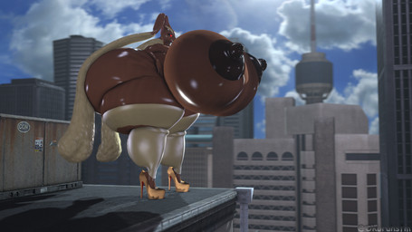 anthro big_breasts big_butt big_ears breasts butt clothing female footwear glistening glistening_body glowing glowing_eyes high_heels huge_breasts huge_butt huge_thighs hyper hyper_breasts hyper_butt hyper_thighs legwear nipples platform_footwear platform_heels public public_nudity shoes solo stockings thick_thighs thigh_highs ok_bruh warfaremachine_(modeler) nintendo pokemon generation_4_pokemon lopunny pokemon_(species) 16:9 3d_(artwork) digital_media_(artwork) hi_res source_filmmaker_(artwork) widescreen