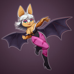 anthro big_breasts boots breasts clothing eyeshadow female footwear fur hair high_heeled_boots high_heels leggings legwear lips makeup shoes solo tan_body thick_thighs white_body white_fur white_hair wings adrianne_cecile sega sonic_the_hedgehog_(series) rouge_the_bat bat mammal 1:1 2024 digital_media_(artwork) hi_res
