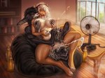abdominal_bulge after_kiss alcohol alternate_form anthro balls balls_deep balls_touching bean_bag beer beverage big_breasts big_butt big_penis black_penis blush bodily_fluids breast_grab breasts bubble butt controller cum cum_bubble cum_in_pussy cum_inside cumshot double_footjob duo ejaculation electric_fan electronics erection excessive_cum excessive_genital_fluids fan_(object) feet fingers foot_fetish foot_play footjob fur game_controller genital_fluids genitals gynomorph gynomorph/male hair hand_on_breast happy happy_sex headgear headphones headset heat_(temperature) humanoid_genitalia humanoid_penis intersex intersex/male intersex_penetrated male male_penetrating male_penetrating_intersex musk musk_clouds nipples non-mammal_breasts non-mammal_ears non-mammal_hair non-mammal_nipples nude open_mouth oscillating_fan penetration penile penile_penetration penis playstation_controller pussy saliva saliva_string sex sex_while_gaming sloppy_seconds smile summer sweat tail teeth thick_thighs tongue vaginal vaginal_penetration white_hair wide_hips miosha modelo_(beer) playstation sony_corporation sony_interactive_entertainment auzi zerva_von_zadok_(capesir) fish hare lagomorph leporid mammal marine shark absurd_res digital_media_(artwork) hi_res