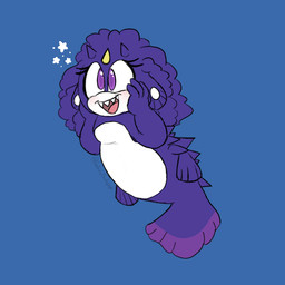 anthro breasts featureless_breasts featureless_crotch female horn mermaid_tail nude sharp_teeth smile solo split_form teeth underwater water galaxysodapop archie_comics sega sonic_the_hedgehog_(archie) sonic_the_hedgehog_(comics) sonic_the_hedgehog_(series) princess_undina aquatic fish hybrid merfolk 1:1