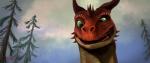 cloud detailed_background feral forest green_eyes horn looking_at_viewer male open_mouth outside plant red_body red_scales scales sky smile solo spines text tree yellow_body yellow_scales salireths mythology drakkor dragon lizard mythological_creature mythological_scalie reptile scalie 2013 3d_(artwork) digital_media_(artwork)