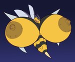 antennae_(anatomy) areola big_areola big_breasts big_nipples breasts busty_feral female feral huge_areola huge_breasts huge_nipples hyper hyper_areola hyper_breasts hyper_nipples insect_wings nipples non-mammal_breasts non-mammal_nipples solo wings yellow_areola yellow_body yellow_nipples leptail nintendo pokemon arthropod generation_6_pokemon hymenopteran insect mega_beedrill mega_evolution pokemon_(species) absurd_res hi_res