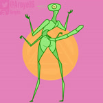 all_fours ambiguous_gender antennae_(anatomy) anthro arthropod_abdomen big_butt bouncing_butt butt butt_jiggle dancing glistening glistening_body jiggling multi_arm multi_limb shaking_butt solo tail tail_motion tailwag text thick_thighs wide_hips areye_(artist) sound_warning get_stickbugged_lol arthropod insect phasmid stick_insect 1:1 2d_animation animated frame_by_frame meme short_playtime sound webm