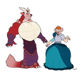 anthro ball_gown blush buckteeth bulge claws clothed clothing crown dress duo expansion eyewear fangs female ftm_transformation gender_transformation glasses gloves growth hair handwear headgear horn human_to_anthro jewelry male mtf_transformation muscle_growth necklace princess queen red_hair royalty shrinking size_transformation species_transformation surprised tail teeth torn_clothing transformation blackshirtboy mythology nakhta canid canine dragon fox human mammal mouse murid murine mythological_creature mythological_scalie rodent scalie 2020 absurd_res hi_res