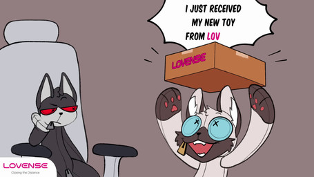 advertisement anthro bodily_fluids bound box butt button_(fastener) button_eyes cellphone container cum cum_in_vagina cum_inside desk dialogue duo electronics erection fur furniture genital_fluids genitals machine machine_sex male male/male male_penetrated male_penetrating nude open_mouth penetrable_sex_toy penetration penile penile_penetration penis phone plushie plushophilia sex sex_toy sex_toy_insertion simple_background smile sound_effects speech_bubble table tail text tongue vaginal vaginal_penetration vulva zipper zipper_mouth sockodrawing lovense lovense_solace_pro lazare_(sockodrawing) martin_(sockodrawing) animate_inanimate corrupt_fluffshie domestic_cat felid feline felis fluffshie living_plushie mammal animated digital_media_(artwork) english_text hi_res huge_filesize long_playtime promotional_material sound webm widescreen