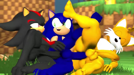 5_fingers 5_toes anal anal_penetration anthro anthro_on_anthro anthro_penetrated anthro_penetrating anthro_penetrating_anthro anus balls big_balls big_penis black_anus black_balls black_body black_fur black_nose black_penis blue_balls blue_body blue_eyes blue_fur blue_penis bouncing_balls bouncing_butt bouncing_penis brown_glans butt cheek_tuft erection facial_tuft feet fingers fur genitals glans green_eyes group group_sex humanoid_feet humanoid_hands interspecies intraspecies leg_grab looking_at_another looking_back looking_down lucky_pierre male male/male male_penetrated male_penetrating male_penetrating_male nude open_mouth outside penetrating_while_penetrated penetration penis plantigrade raised_leg red_body red_eyes red_fur sex smile tan_body tan_fur tan_inner_ear thigh_grab threesome thrusting toes train_position trio tuft white_body white_fur white_inner_ear yellow_balls yellow_body yellow_fur yellow_penis burstingseas sega sonic_the_hedgehog_(series) miles_prower shadow_the_hedgehog sonic_the_hedgehog canid canine eulipotyphlan fox hedgehog mammal 16:9 3d_(artwork) 3d_animation animated digital_media_(artwork) loop no_sound short_playtime webm widescreen