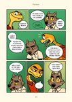 anthro base_three_layout blockage_(layout) canid canine canis comic dreamworks duo english_text feral happy hi_res horizontal_blockage male mammal mr._snake_(the_bad_guys) mr._wolf_(the_bad_guys) reptile sad saran_kit scalie six_frame_image snake speech_bubble text the_bad_guys three_row_layout wolf