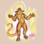 animal_genitalia anthro claws energy fire genital_slit genitals male motivational_art muscular nude solo tail thigh_gap zerbug mythology molohrum dragon gecko hybrid lizard mythological_creature mythological_scalie reptile scalie snake absurd_res hi_res sketch