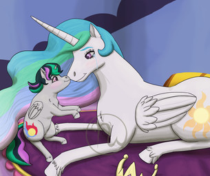age_difference bed bedroom black_eyebrows black_mane black_tail blue_eyebrows blue_wall blush bodily_fluids closed_smile crying cutie_mark duo eye_contact eyebrows eyelashes feathered_wings feathering feathers female female_feral feral folded_wings fur furniture green_mane green_tail grey_body grey_fur grey_horn grey_wings happy hooves horn inside kiss_on_head larger_female larger_feral light logo long_horn long_mane long_tail looking_at_another lying lying_on_bed mane medium_mane mouth_closed multicolored_body multicolored_fur multicolored_mane multicolored_tail older_female older_feral on_bed on_front pillow pink_eyes pink_mane pink_tail princess purple_eyes purple_mane purple_pillow quadruped royalty size_difference smaller_female smaller_feral smile smiling_at_another smiling_at_each_other tail tears tears_of_joy toddler unguligrade wall_(structure) wavy_mane white_body white_fur white_hooves white_horn white_wings wings yellow_pillow young young_female young_feral younger_female younger_feral skywater friendship_is_magic futurehooves hasbro my_little_pony mythology fan_character luminara_(skywater) princess_celestia_(mlp) equid equine mammal mythological_creature mythological_equine winged_unicorn 2019 adobe_photoshop_(artwork) artist_logo colored digital_drawing_(artwork) digital_media_(artwork) english_description hi_res lighting shaded daughter_(lore) mother_(lore) mother_and_child_(lore) mother_and_daughter_(lore) parent_(lore) parent_and_child_(lore) parent_and_daughter_(lore)