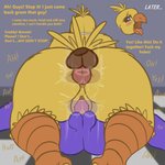 1:1 anal anal_penetration anthro anthro_penetrated aquas_sirenix avian balls beak bear big_butt bird blush bonnie_(fnaf) butt chica_(fnaf) chicken curvy_figure dialogue double_penetration english_text enjoying female female_on_bottom female_on_top five_nights_at_freddy's freddy_(fnaf) from_behind_position galliform gallus_(genus) genitals group group_sex headshot_portrait hi_res lagomorph leporid male male/female mammal moan narrowed_eyes on_bottom on_top open_mouth overweight overweight_female penetration penis phasianid plump_labia portrait profanity pussy rabbit raised_tail rear_view sandwich_position scottgames sex tail text thick_thighs threesome trio vaginal vaginal_penetration wide_hips