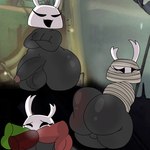 bdsm big_butt bluffing bondage bound butt forced forced_oral gag gagged gangbang group group_sex huge_butt male male/male oral rape sex spank_marks plapjax hollow_knight instant_loss_2koma team_cherry zote_(hollow_knight) arthropod humanoid insect 1:1 hi_res