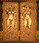 anthro bound breasts carbonite duo encasement female frozen nipples nude sfmcarbonfreezer mythology star_wars cobra dragon mythological_creature mythological_scalie reptile scalie snake 3d_(artwork) digital_media_(artwork) hi_res source_filmmaker_(artwork)