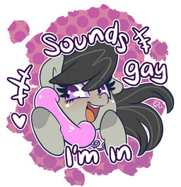 female happy phone_call purple_eyes solo upper_teeth_only louvely friendship_is_magic hasbro my_little_pony octavia_(mlp) equid equine horse mammal pony hi_res