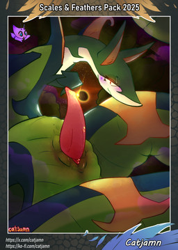 animal_genitalia blush cloaca cloacal_penis duo eclipse erection feral genitals green_body looking_at_viewer male musk musk_cloud penis plant red_eyes solo_focus surprised tapering_penis text tree white_body yellow_body catjamn nintendo pokemon celebi generation_2_pokemon generation_5_pokemon legendary_pokemon pokemon_(species) serperior shiny_pokemon absurd_res hi_res url