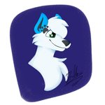 anthro fur hair male simple_background solo white_body white_fur bonello hiroshi_shimizu arctic_fox canid canine fox mammal true_fox 2020 digital_media_(artwork) headshot_portrait icon portrait shaded signature