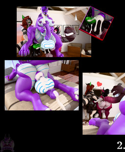 anal anal_penetration animal_genitalia animal_penis anthro anus areola balls big_anus big_balls big_breasts big_butt big_penis black_areola black_balls black_body black_breasts black_fur black_hair black_nipples black_penis bodily_fluids breasts butt canine_genitalia canine_penis collar cum cum_in_ass cum_inflation cum_inside equine_genitalia equine_penis erection feet fur genital_fluids genitals glistening glistening_areola glistening_balls glistening_body glistening_breasts glistening_butt glistening_feet glistening_fur glistening_genitalia glistening_hair glistening_knot glistening_legs glistening_lips glistening_nipples glistening_penis glistening_scales glistening_skin glistening_thighs green_areola green_knot green_nipples green_penis group group_sex gynomorph hair huge_anus huge_breasts huge_penis inflation intersex intersex/intersex knot lips nipple_piercing nipples non-mammal_balls non-mammal_nipples nude nude_anthro penetration penile penile_penetration penis penis_in_ass piercing puffy_anus purple_anus purple_areola purple_body purple_hair purple_lips purple_nipples purple_penis purple_scales purple_skin red_hair scales sex tail thick_lips trio vein veiny_penis draikomorax mythology kyera moira_(draikomorax) vinette_starwind canid canine canis dragon draus mammal mythological_canine mythological_creature mythological_scalie scalie wolf 3d_(artwork) absurd_res comic digital_media_(artwork) hi_res