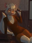 anthro clothed clothing female fur looking_at_viewer office solo white_body white_fur purrr-evil cats_don't_dance warner_brothers sawyer_(cats_don't_dance) domestic_cat felid feline felis mammal turkish_angora 3:4 digital_media_(artwork) hi_res