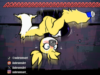 anthro beak big_breasts black_clothing black_leotard blonde_hair blue_eyes blush blush_lines breasts cleavage_cutout clothing curvy_figure cutout feathered_arms feathers female hair instagram_logo latex latex_clothing latex_leotard leotard manhole motion_lines multicolored_body multicolored_feathers ponytail reddit_logo solo stuck stuck_in_ground text tiktok_logo tube two_tone_body two_tone_feathers voluptuous voluptuous_anthro voluptuous_female white_body white_feathers x_logo yellow_body yellow_feathers aabramsart instagram reddit tiktok x_(social_media) tina_(aabramsart) avian bird 2026 artist_name digital_drawing_(artwork) digital_media_(artwork) hi_res watermark