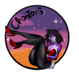 anthro black_hair bunny_costume clothing cloud costume female footwear fur green_eyes hair looking_at_viewer purple_body purple_fur red_clothing red_footwear red_shoes shoes solo star sunset ghostarts selestia canid canine fox humanoid mammal digital_drawing_(artwork) digital_media_(artwork) hi_res