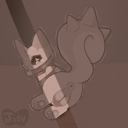 anus bdsm bodily_fluids bondage bound closet female forced gag genitals looking_at_viewer looking_back lying on_side pawpads paws plump_labia shaking sketchy solo tape tape_bondage tape_gag tears tears_of_fear vulva wide_eyed jasucharm kinktober_2025 nintendo pokemon generation_4_pokemon pachirisu pokemon_(species) 1:1 2025 absurd_res digital_drawing_(artwork) digital_media_(artwork) hi_res monochrome sepia