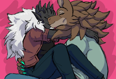 age_difference duo eyelashes female female/female glistening_eyelids holidays kissing long_eyelashes mature_female older_female piercing size_difference tear_trough tuft zimakum valentine's_day za'keeva_(zimakumaozan) alien heveren humanoid nitoma colored_sketch digital_drawing_(artwork) digital_media_(artwork) hi_res sketch