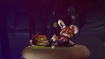 anthro breasts cleavage clothed clothing female food fruit fur holidays jack-o'-lantern plant pumpkin solo monsterbox spider26 halloween in_heat_(game) poppi_(in_heat) lagomorph leporid mammal rabbit 16:9 3d_(artwork) digital_media_(artwork) hi_res widescreen